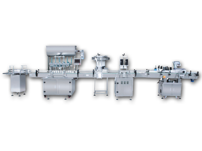 Automatic paste filling machine production line